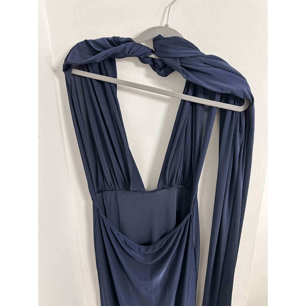 Missguided Convertible Infinity Navy Maxi Dress‎ Womens US 12 - Picture 5 of 10